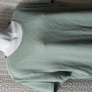 Victoria's Secret Green Boxy Short Sleeve T-Shirt